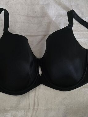 Bare Necessities Full Coverage T-Shirt Bra Nylon Underwire Black - 40DD - NWOT